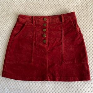 High waisted forever 21 skirt